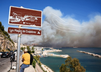 Marseille wildfire