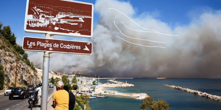 Marseille wildfire