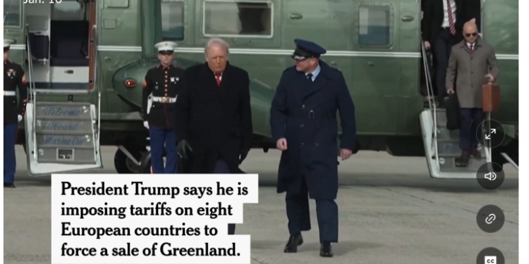 Trump Greenland Denmark Europe tariffs