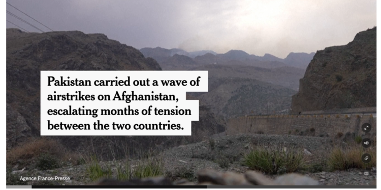 Afghan pakistan strikes taliban government